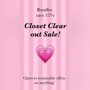 Closet Clearout Sale 💗